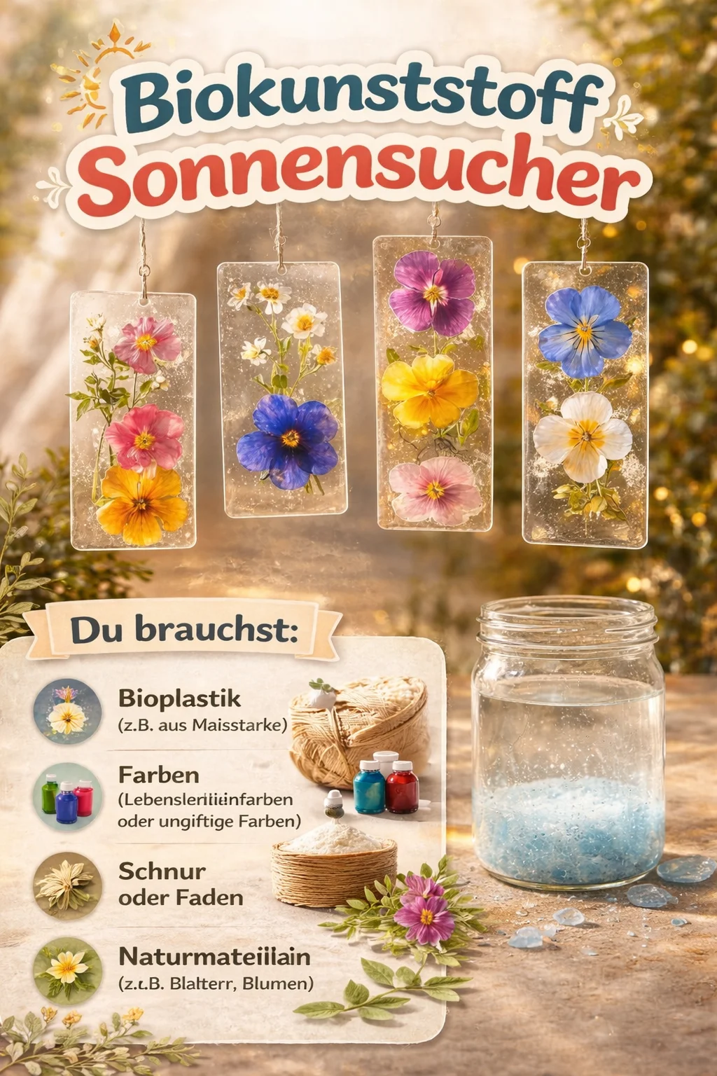 Biokunststoff-Sonnensucher