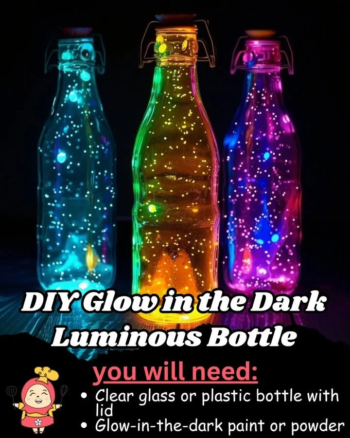 DIY Leuchtendes Flaschenlicht im Dunkeln
