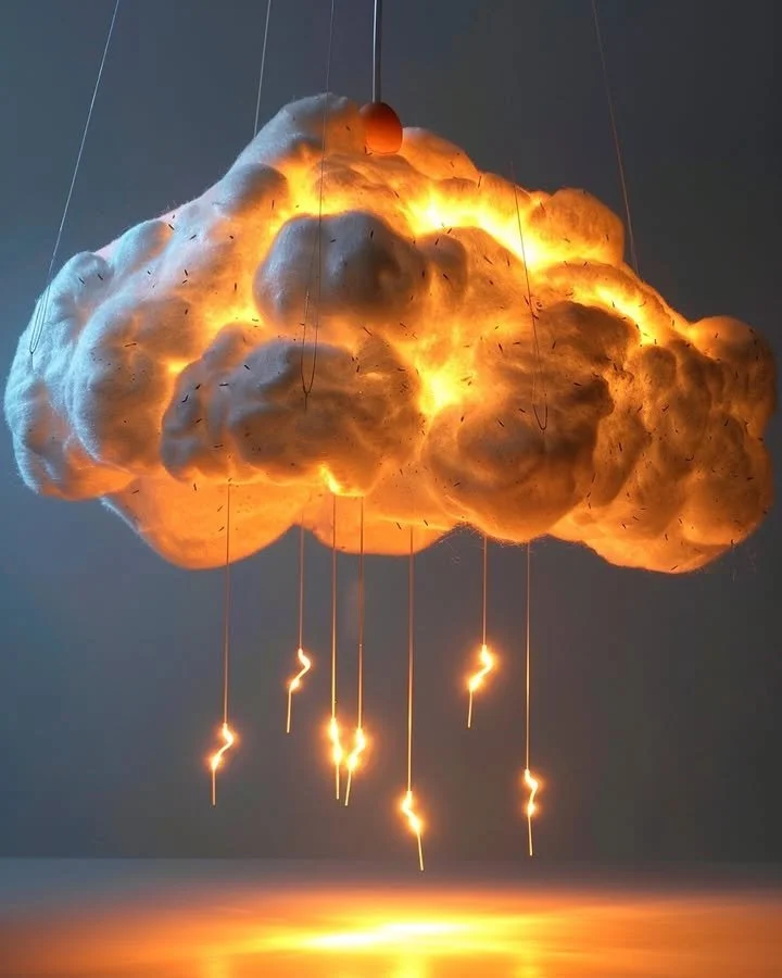 Glühender Gewitterdrink