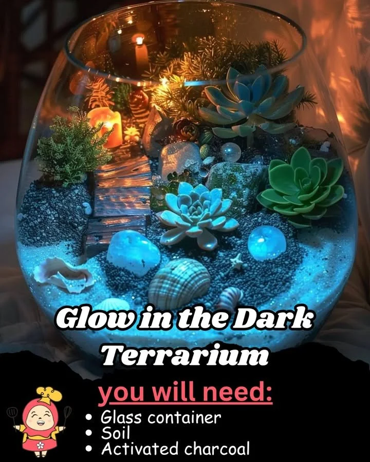 Leuchtendes Terrarium