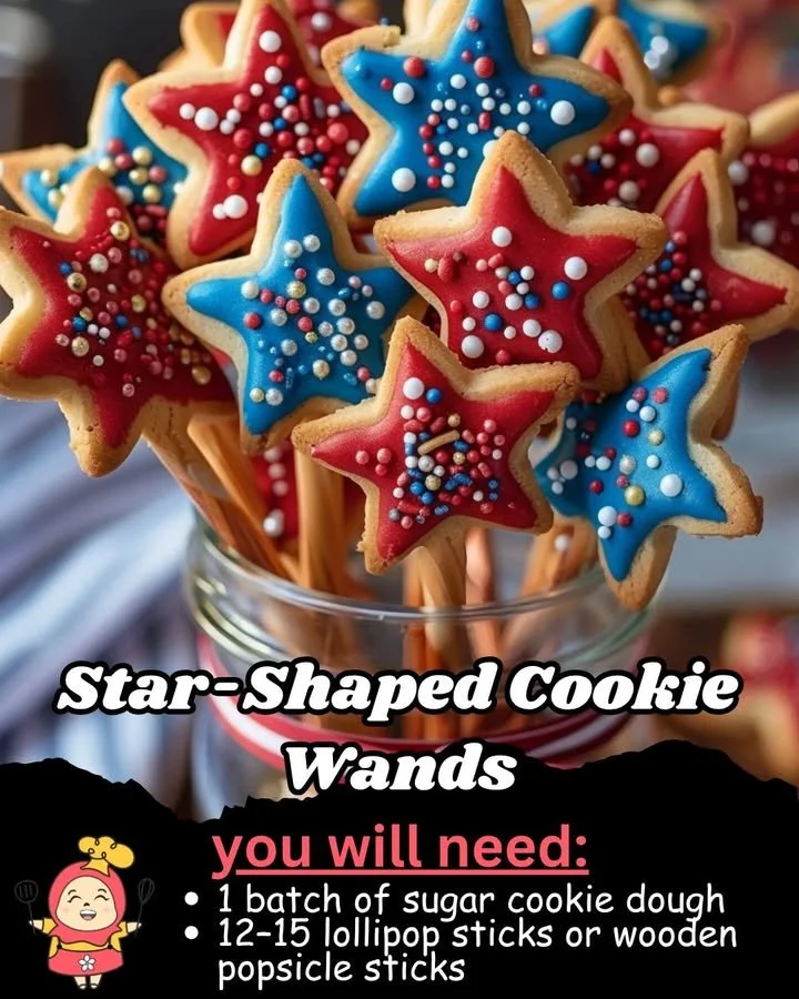 Sternförmige Kekszauberstäbe