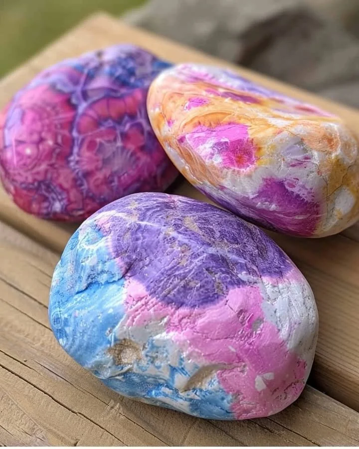Tie-Dye Steine