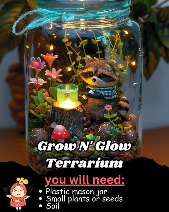 Wachse und Glühe Terrarium