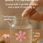 Bunte Blumen aus Kristallen in verschiedenen Farben und Formen.