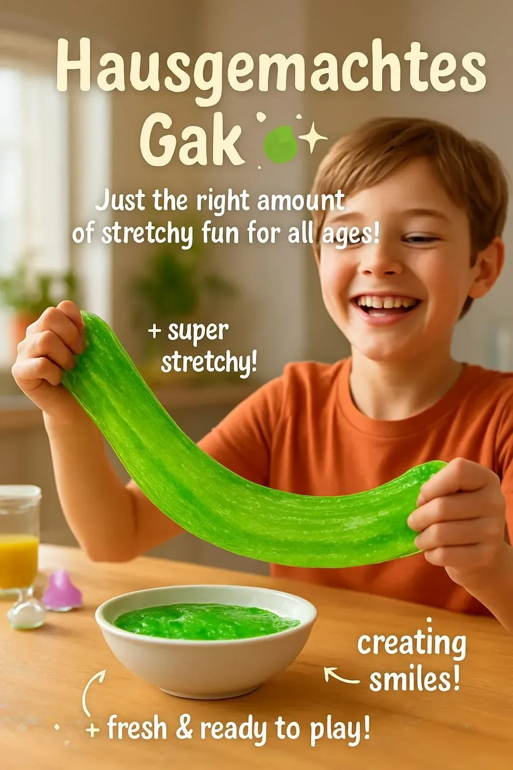 Hausgemachtes Gak (Dehnbarer Schleim)