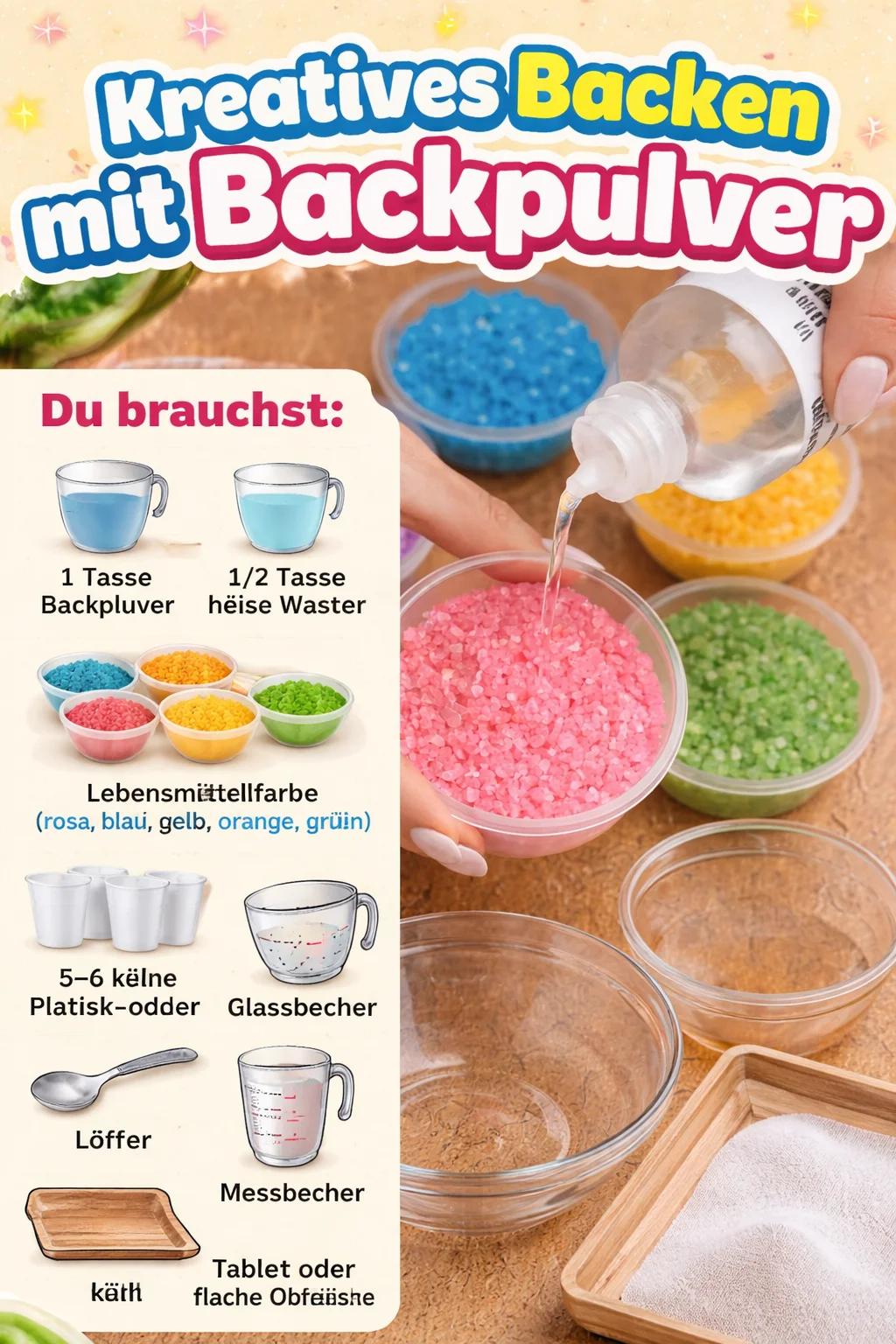 Kreatives Backen mit Backpulver