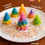 Schöner Kristallbaum mit verschiedenen Kristallen und eleganten Ästen