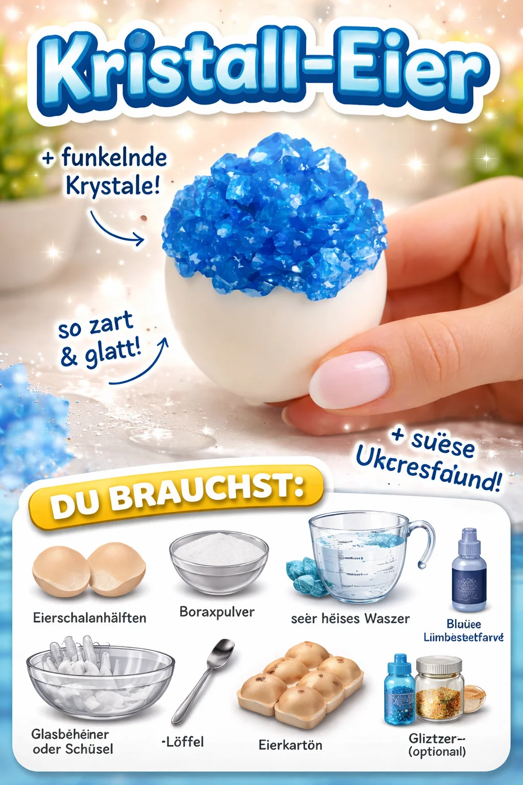 Kristall-Eier