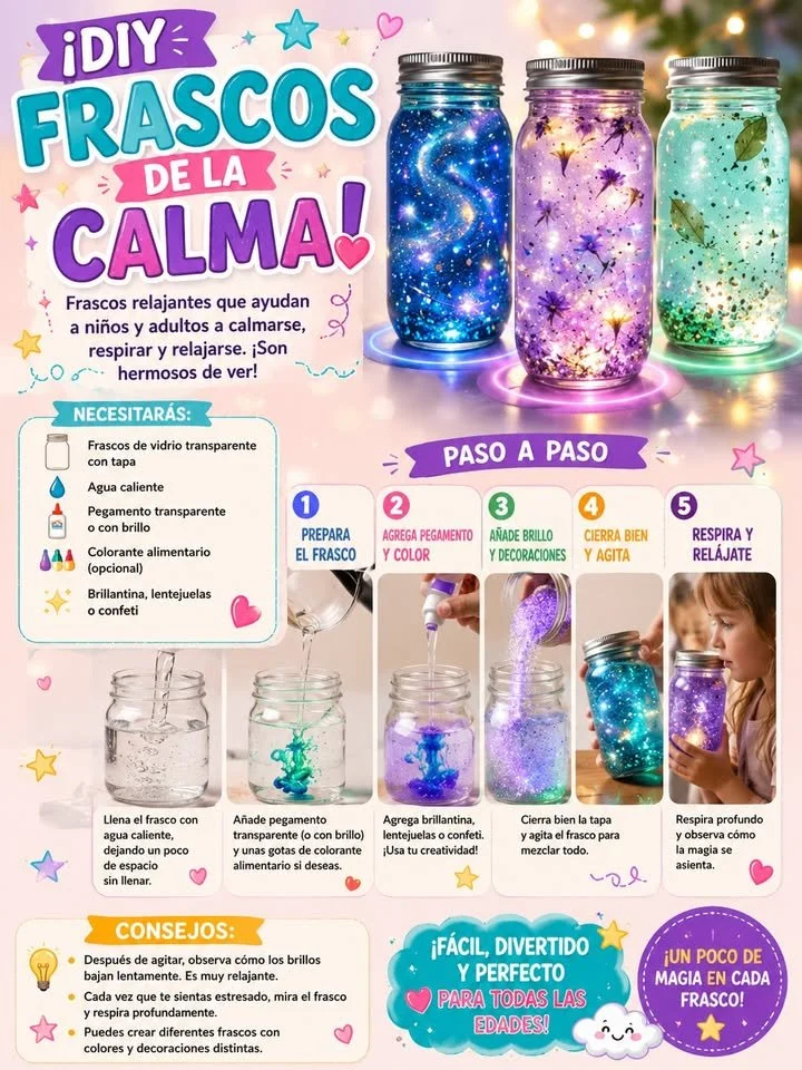 DIY Beruhigende Gläser zum Entspannen zu Hause