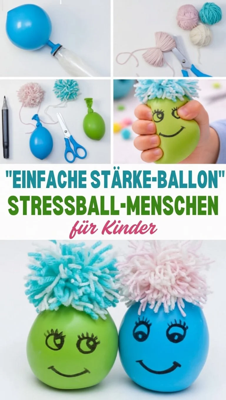Einfache Maisstärke Ballon-Squishy-Bälle für Vorschulkinder, Kleinkinder, Vorschule und Grundschulkinder.
