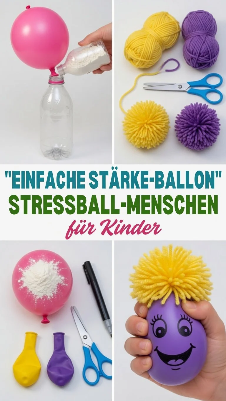 Einfache Maisstärke Ballon-Squishy-Bälle für Vorschulkinder, Kleinkinder, Vorschule und Grundschulkinder.