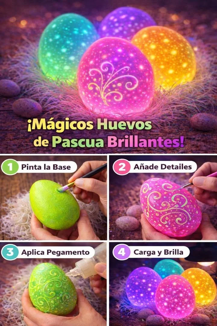 Glänzende Magische Ostereier