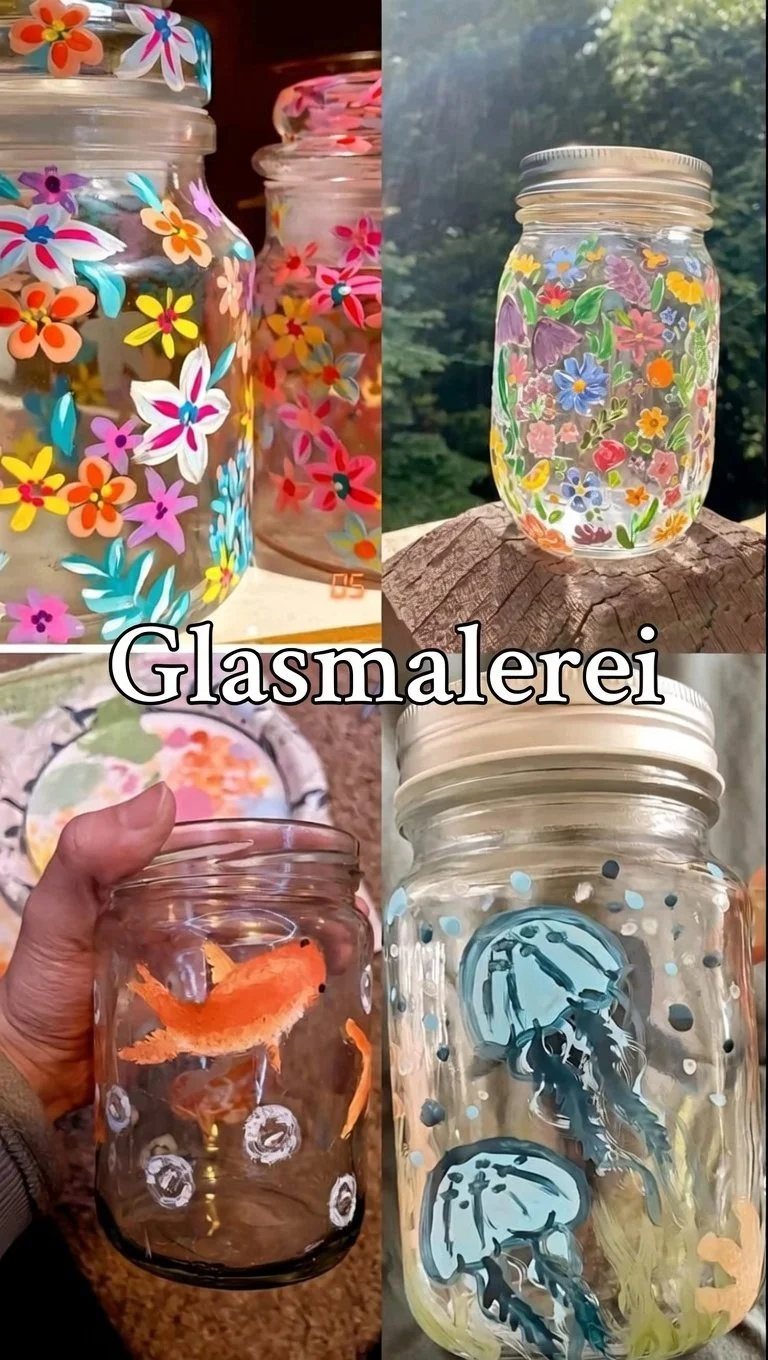 Glas bemalen Ideen