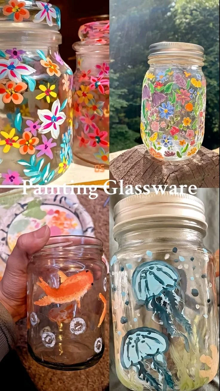 Glas bemalen Ideen