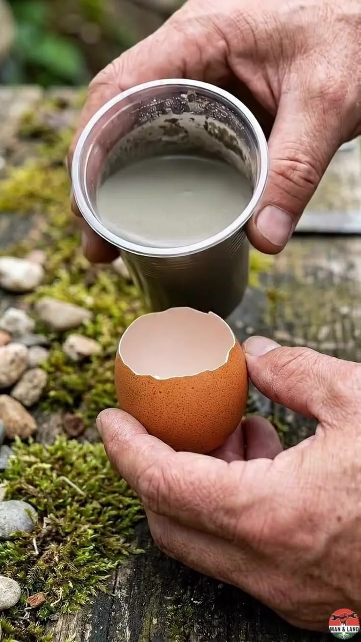 Handmade Mushrooms from Eggshells