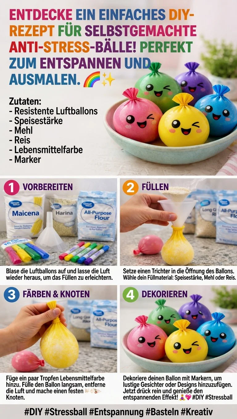 Hausgemachte Anti-Stress-Bälle