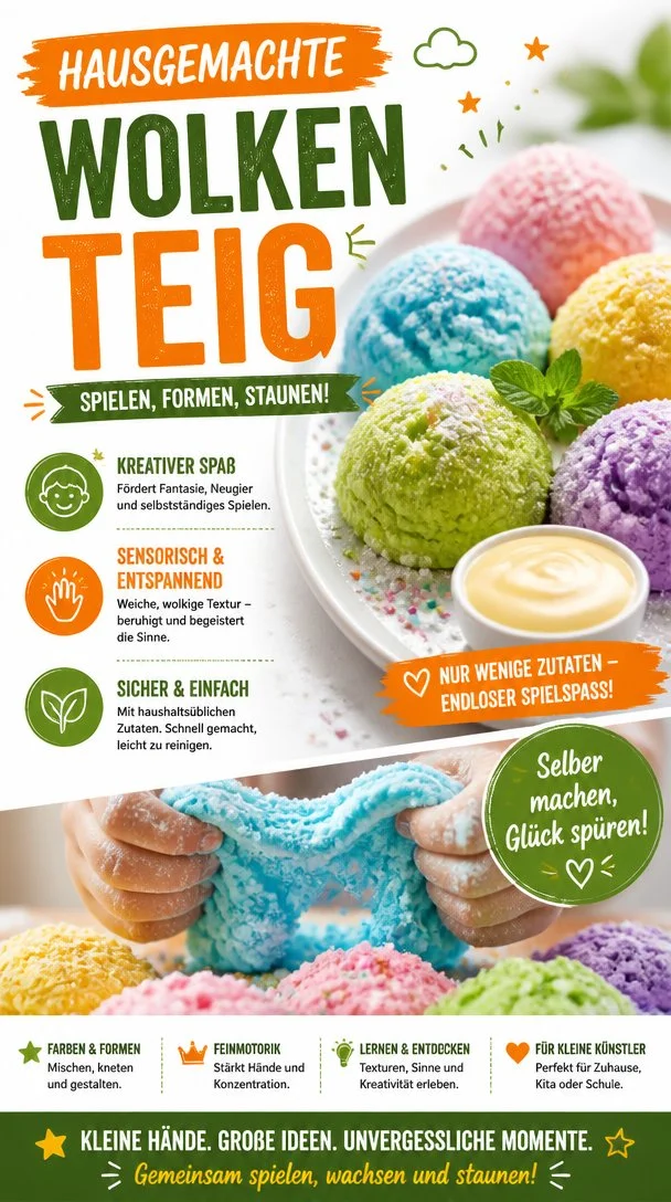 Hausgemachte Wolkenmasse