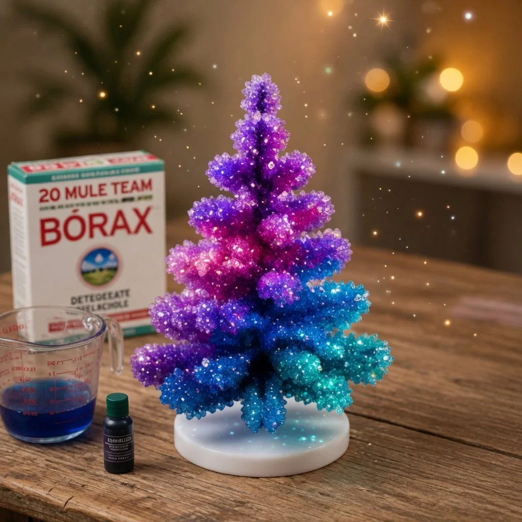 Sprudelnde Kristallbaum DIY