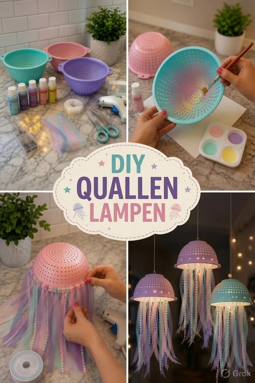 Pastellqualle Lichter für eine stimmungsvolle Raumgestaltung.