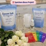 Regenbogen-Kristallrosenstrauß aus zarten Blumen in bunten Kristallfarben
