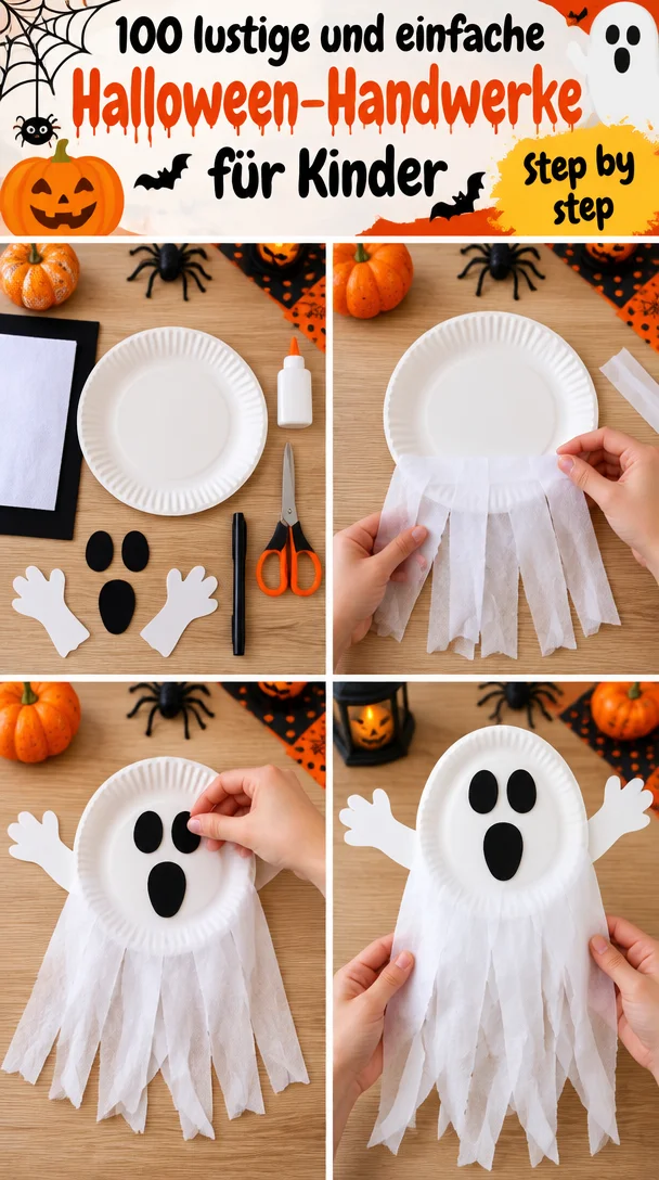 100 lustige und einfache Halloween-Handwerke für Kinder