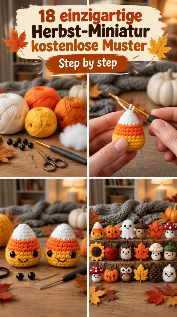 18 einzigartige Herbst-Miniatur kostenlose Muster
