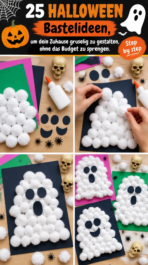 25 Halloween Bastelideen, um dein Zuhause gruselig zu gestalten, ohne das Budget zu sprengen.