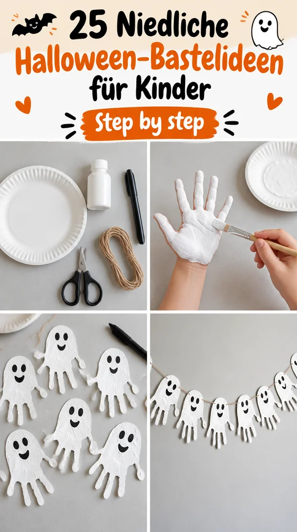 25 Niedliche Halloween-Bastelideen für Kinder