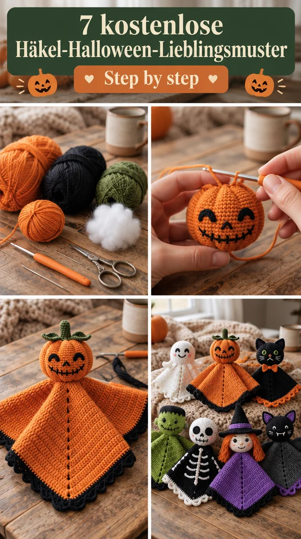7 kostenlose Häkel-Halloween-Lieblingsmuster