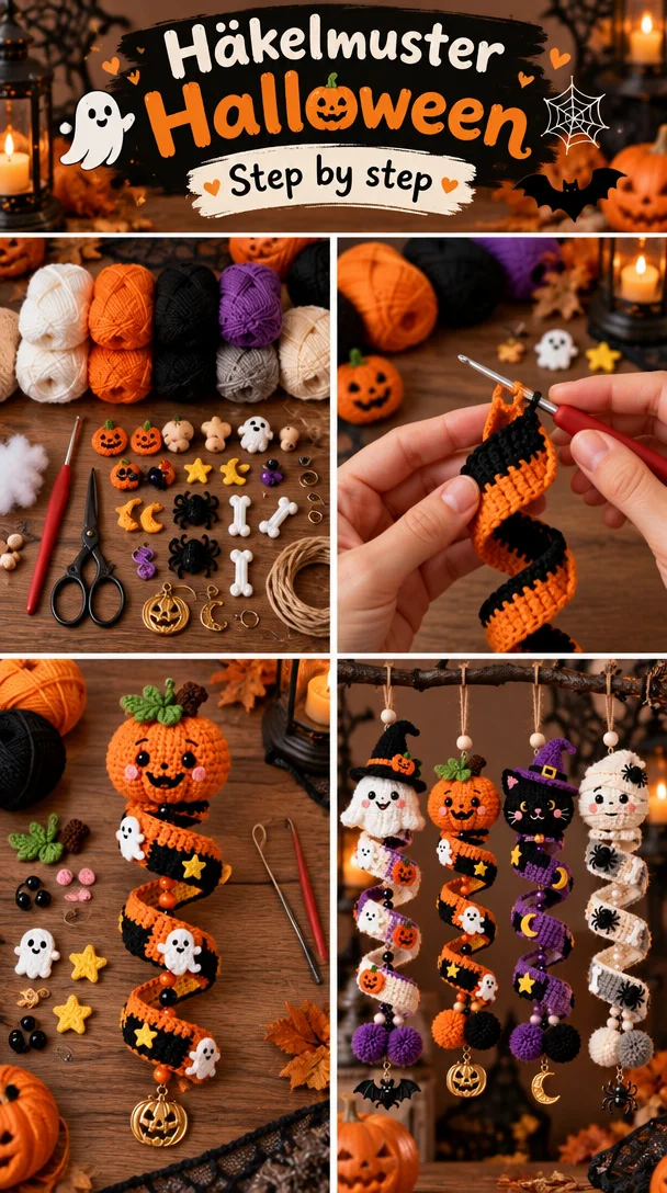 Häkelmuster Halloween
