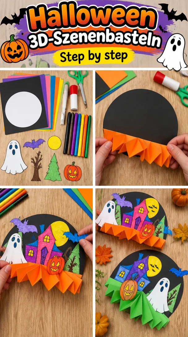 Halloween 3D-Szenenbasteln