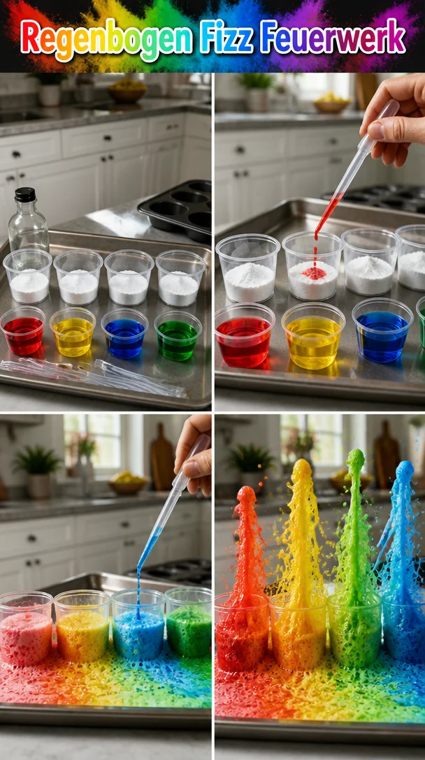Regenbogen Fizz Feuerwerk