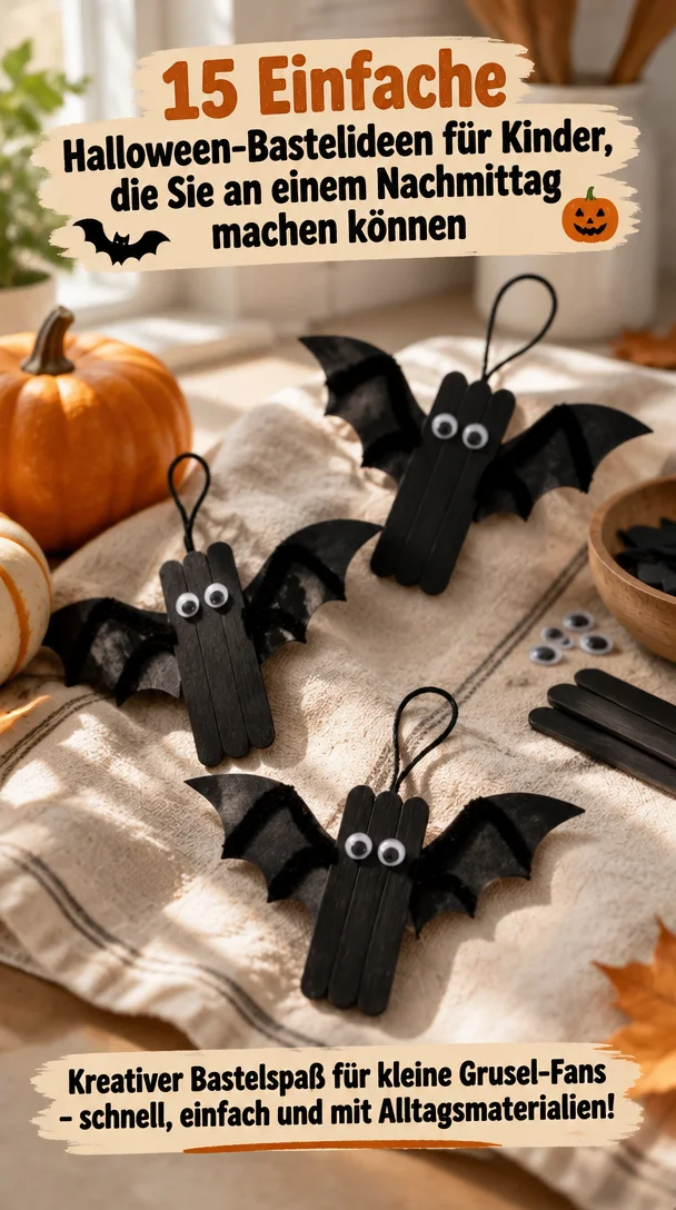 15 Einfache Halloween-Bastelideen f&uuml;r Kinder, die Sie an einem Nachmittag machen k&ouml;nnen