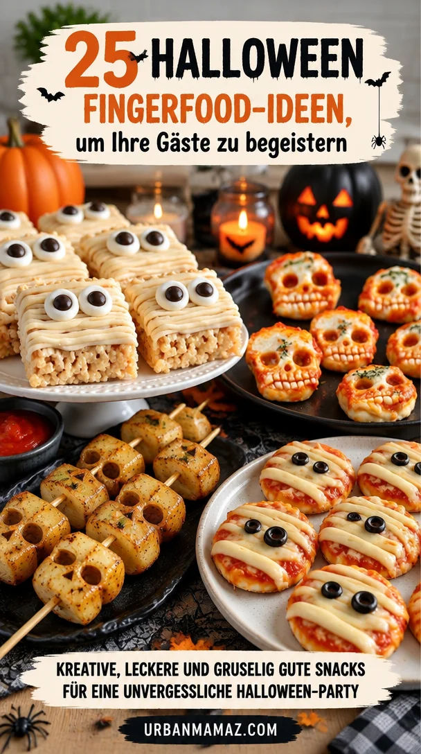 Kreative Halloween Fingerfood-Ideen für eine gelungene Party