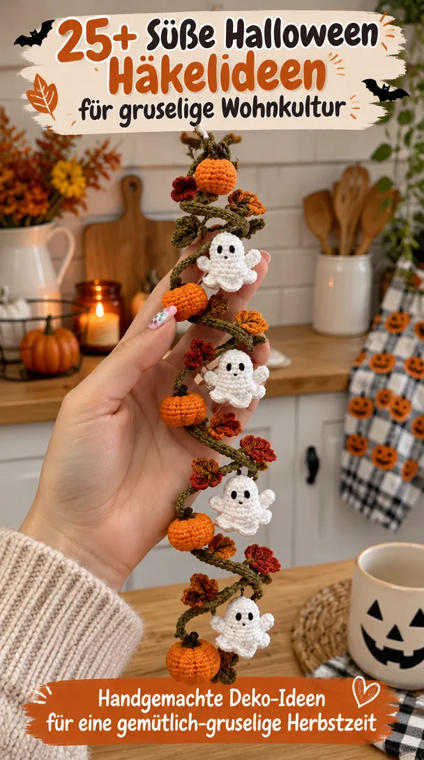 25+ S&uuml;&szlig;e Halloween H&auml;kelideen f&uuml;r gruselige Wohnkultur