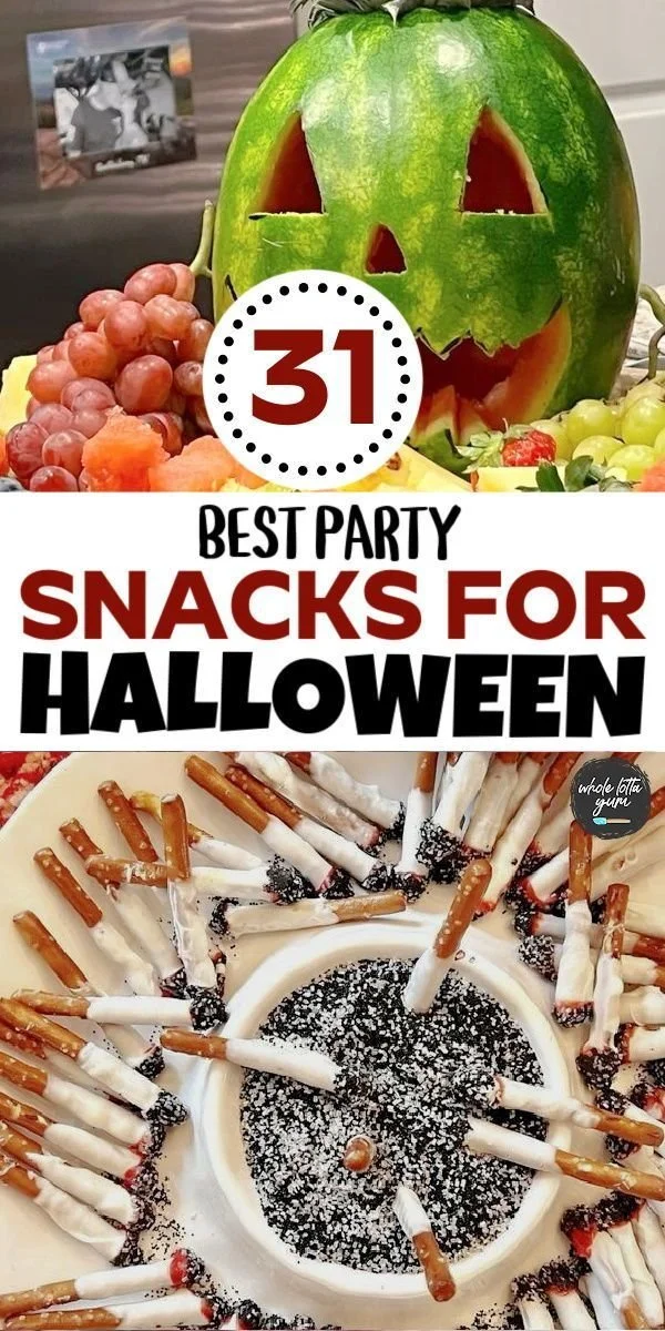 31 gruselige und einfache Halloween-Snacks für Erwachsene