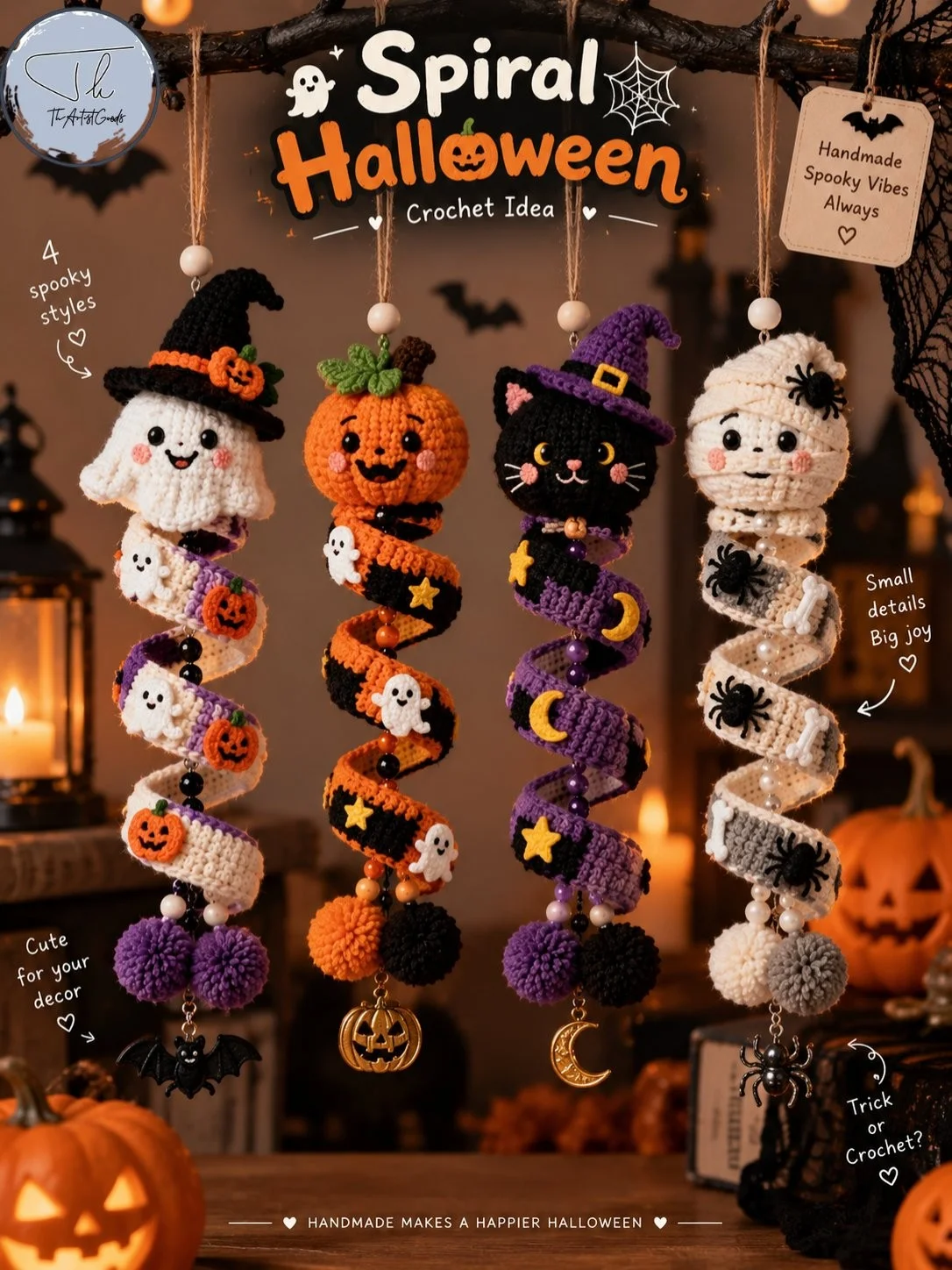 Häkelmuster Halloween
