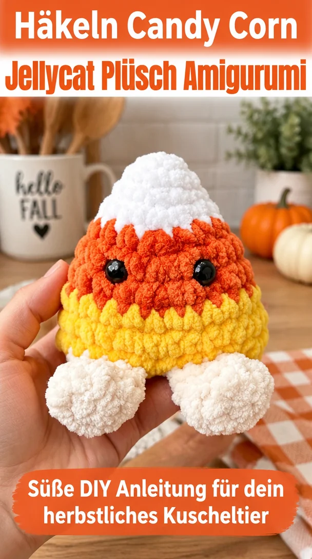 H&auml;keln Candy Corn Jellycat Pl&uuml;sch Amigurumi - H&auml;keln Ami