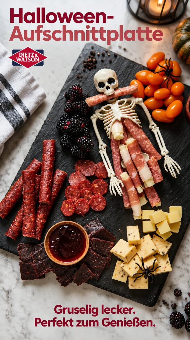 Halloween-Aufschnittplatte