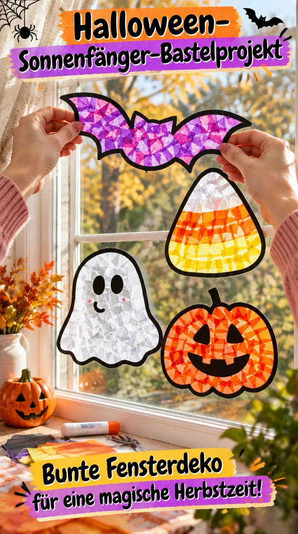 Halloween-Sonnenfänger-Bastelprojekt