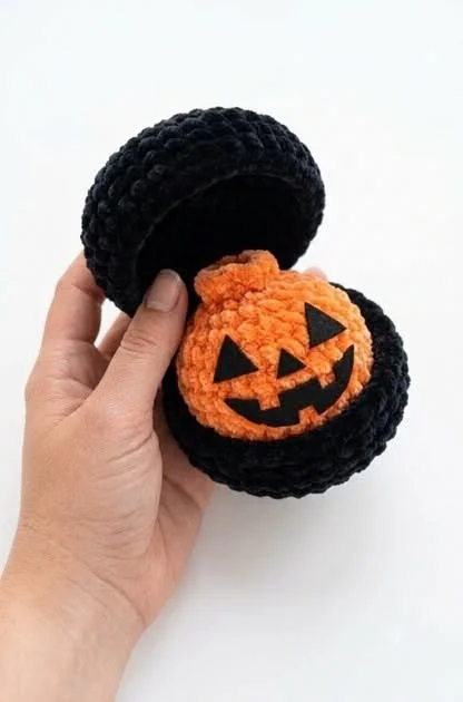 Tester-Anruf: Wie man ein gehäkeltes Kürbis-Dumpling-Plüschtier für Halloween macht