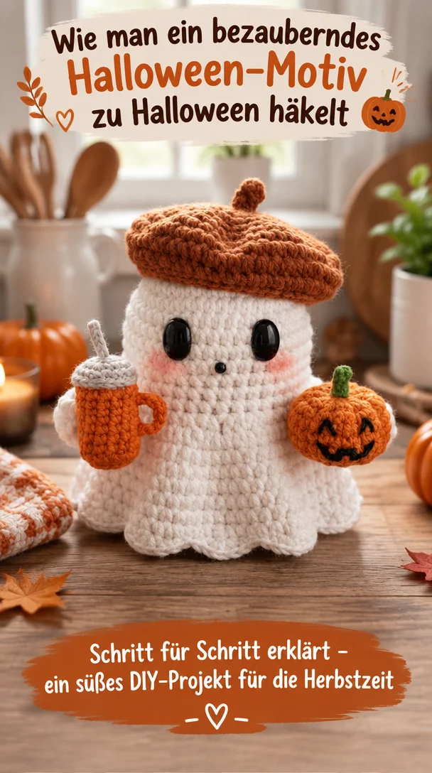 Wie man ein bezauberndes Halloween-Motiv zu Halloween häkelt
